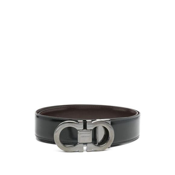 Ferragamo Black Belts Men